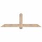 Ekena Millwork Eugene Smooth Timber Gable Bracket, Douglas Fir, 72"W x 24"H x 3 1/2"D x 5 1/2"F, 8/12 Pitch GBW072X24X0406EUG00SDF - alternate 1